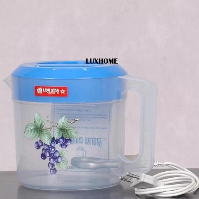 TEKO LISTRIK 1.5L PLASTIK LIONSTAR / ESKAN LISTRIK PORTABLE / TEKO LISTRIK MURAH PLASTIK LIONSTAR 1.