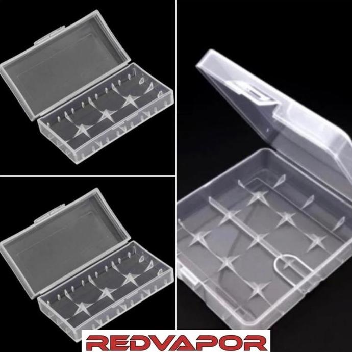 Case Batre / Kotak Baterai Plastik 18350 18650 21700 2 slot 4 slot