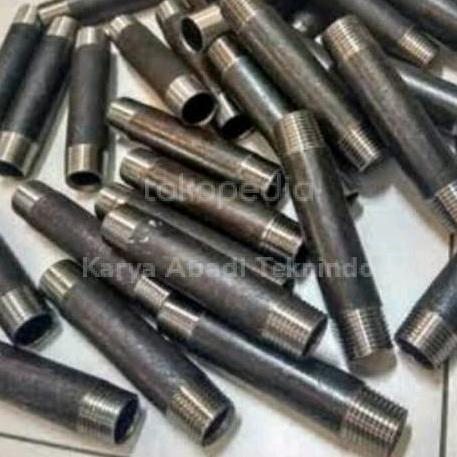 Pipa Nepel Besi Drat 12 Inch Pipa Nepel Carbon Steel P .40 Cm