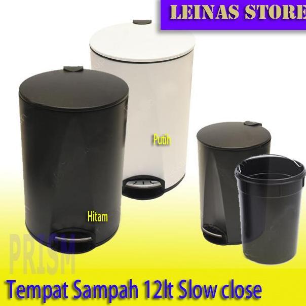 Prillie Shop Tong Sampah Aesthetic Besar Tempat Sampah Injak / Tempat Sampah Berpedal 12 L / Tong Sa