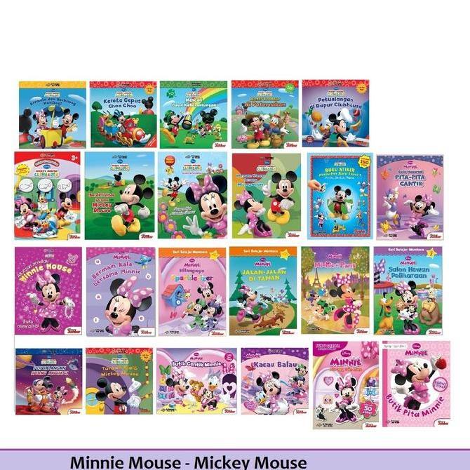 Buku Cerita Anak Mickey Minnie Mouse Disney Junior Bilingual Erlangga