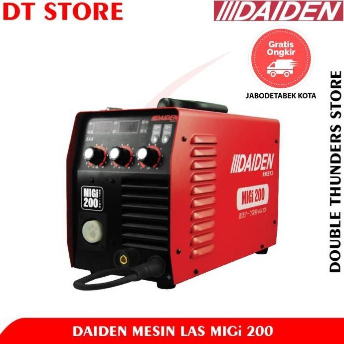 Promo Daiden Mesin Las Mig200 / Mesin Trafo Las Tanpa Gas Co Migi200 Cod