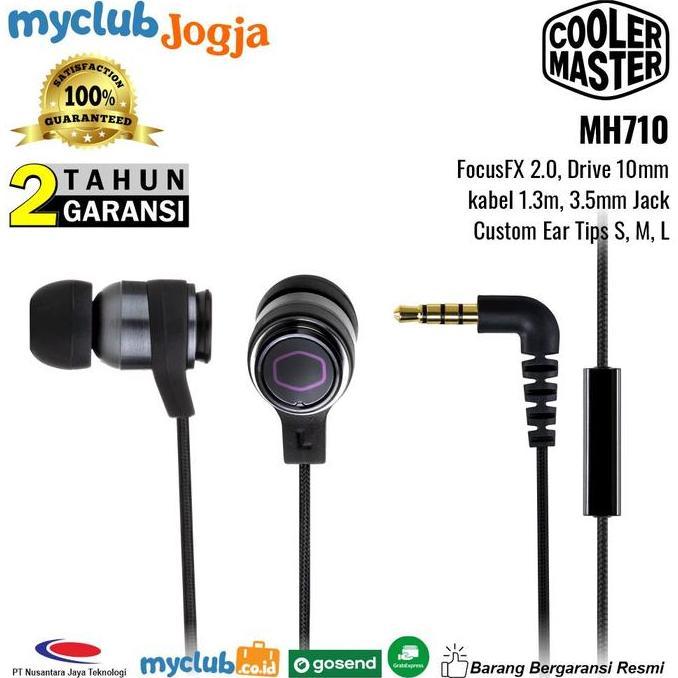 Earphone MH710 FocusFX 2.0 Cooler Master MasterPulse MH710 mic