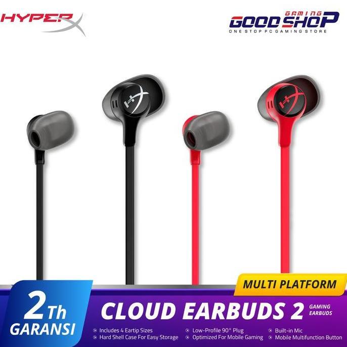 Hyperx Cloud Earbuds II / Earbuds 2 Gaming Earbuds with Mic Earphone
