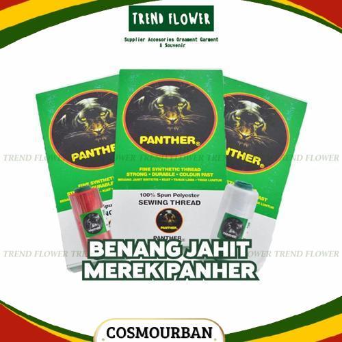 Paling Murah [GROSIR PER-LUSIN] Benang Jahit Panther 500 Yard Warna Warni High Speed Super Quality D