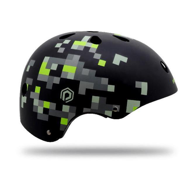 Promo Helm Sepeda BMX Skid Polygon Pixel COD