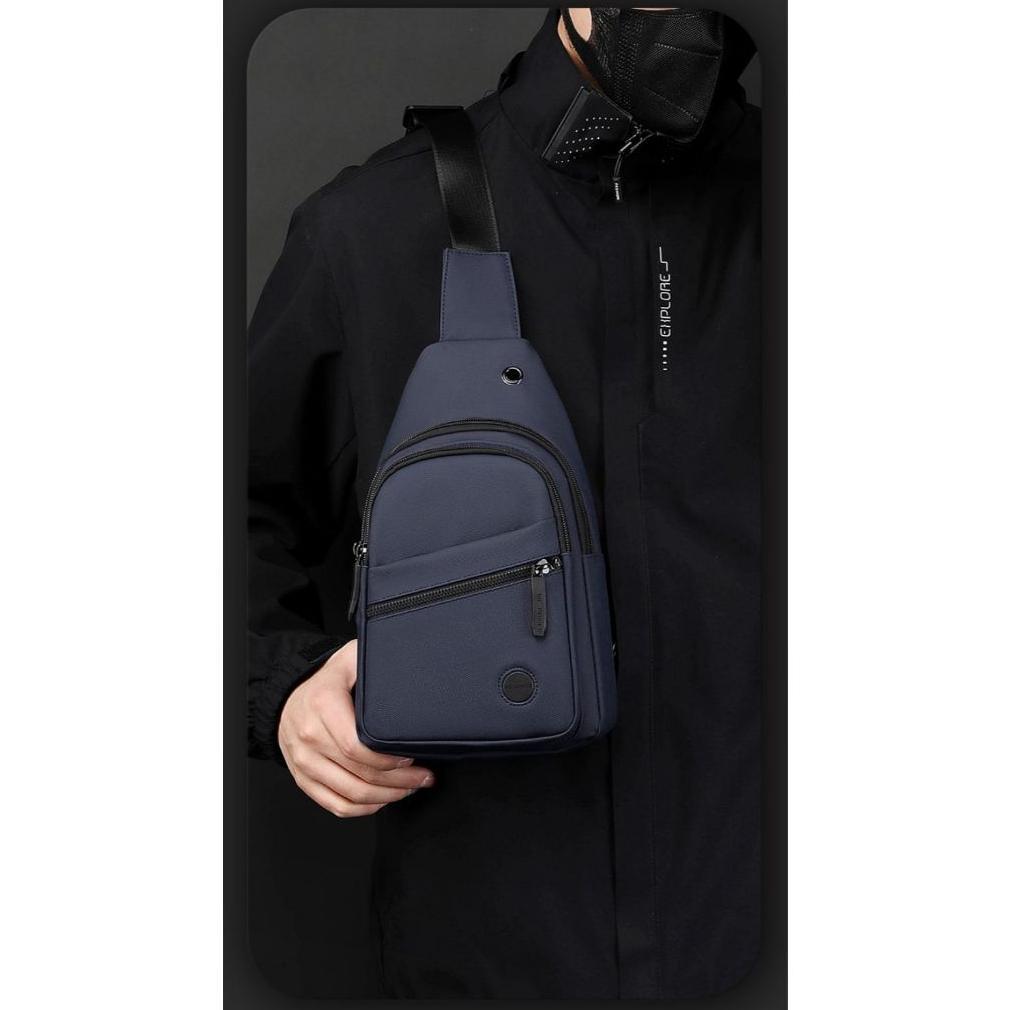 Tas Selempang Slingbag Waistbag Pria Waterproof  We Power #1278