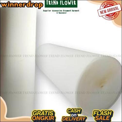 COD Spons busa tebal 10mm spon jilbab sajadah busa skyfoam Bubble Wrap Packing kardus warna putih-te
