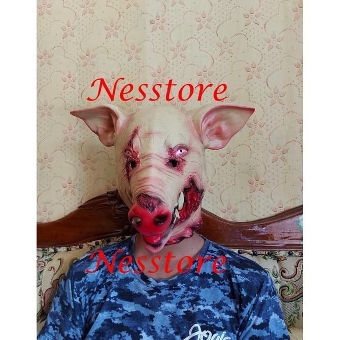 TOPENG HALLOWEEN BABI JSAW SERAM FULL LATEX