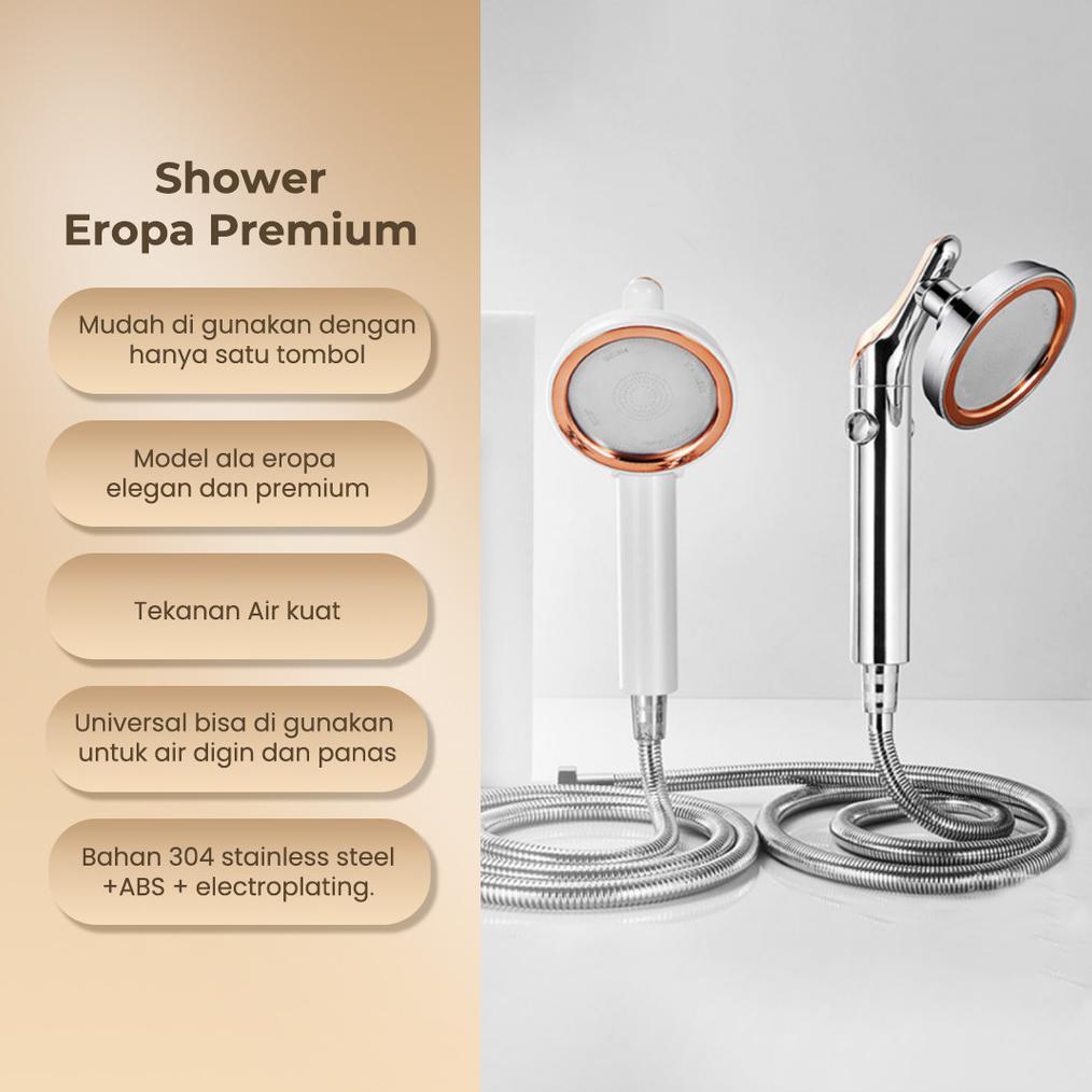 Shower Kamar Mandi Satu Set Lengkap Selang Air Panas Dingin Shower set