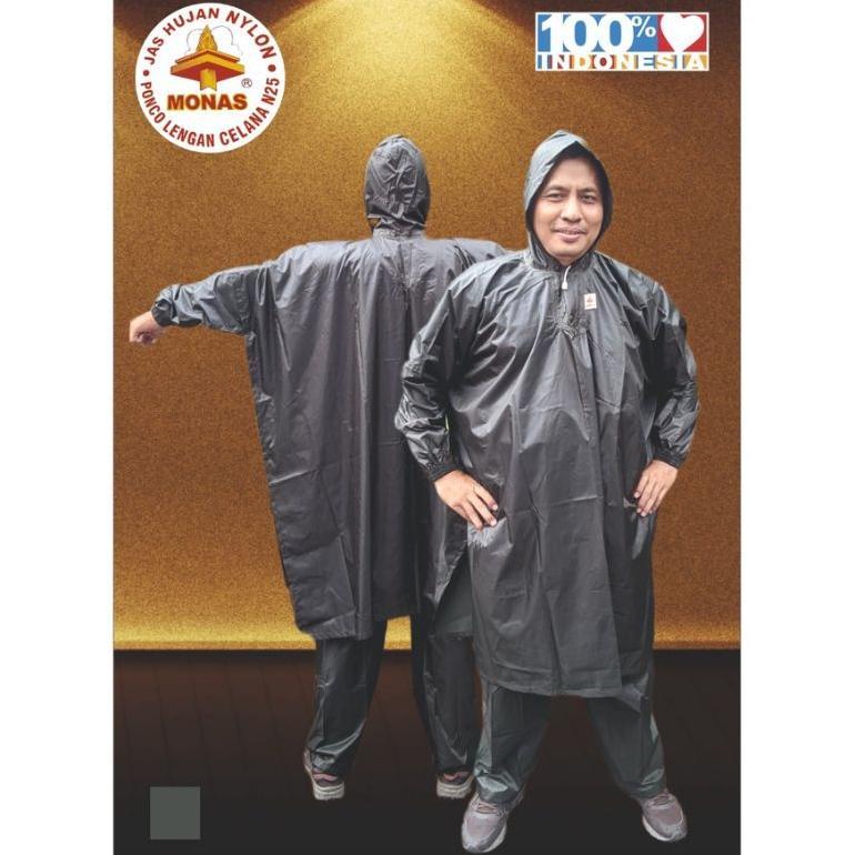Jas Hujan Monas N25 ponco lengan+celana/jas hujan ponco lengan celana Jas Hujan