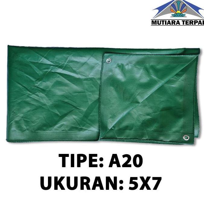 Terpal A20 Hijau-Hijau Ukuran 5X7