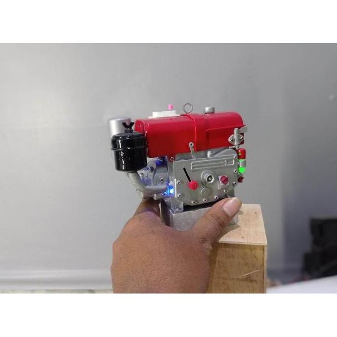 Promo Miniatur Mesin Diesel Bisa Di Ogleng Dan Keluar Asap Cod
