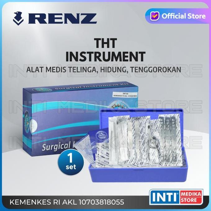 Renz - Tht Instrument Set | Alat Medis Telinga Hidung & Tenggorokan