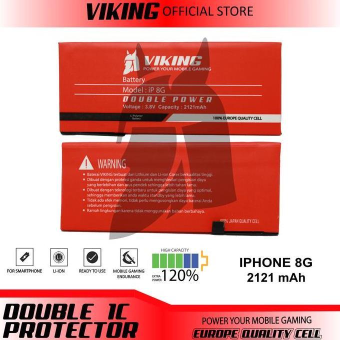 VIKING Baterai 8 Double Power