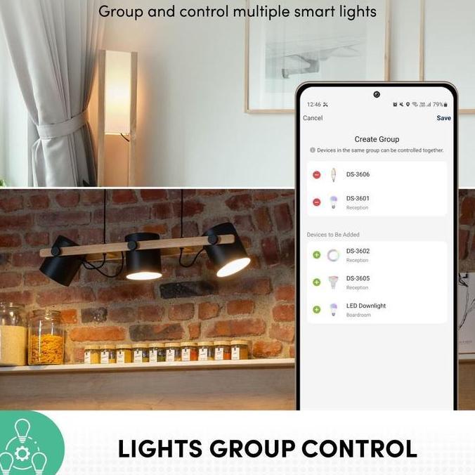 Promo Termurah Prolink Smart Led Spotlight Gu10 5W Lampu Pintar Wifi Bluetooth Rgbww - Gu10 Cod