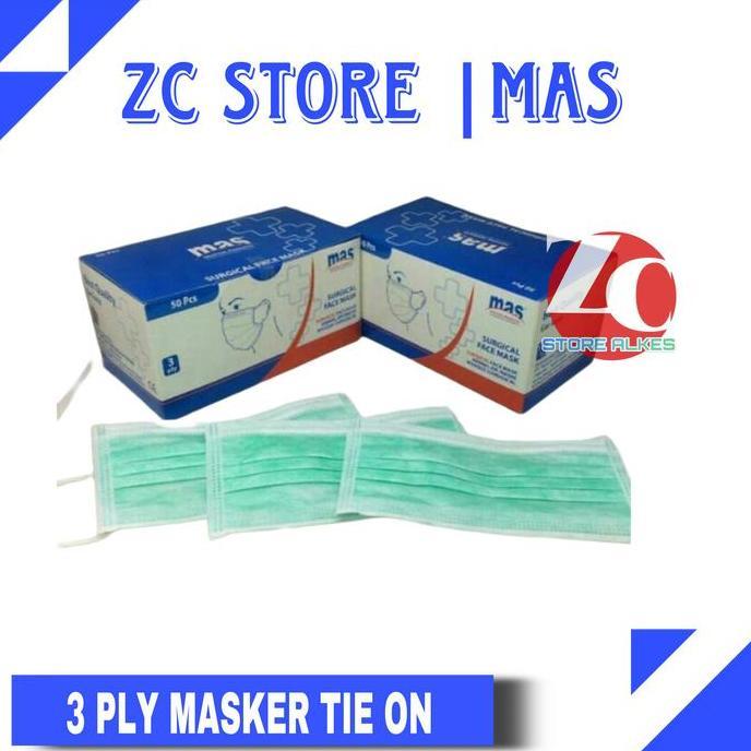 Masker Medis Merk Imaske Surgical Face Mask 50 Pcs