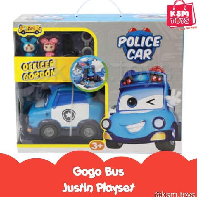 Gogo Bus Justin Playset Mainan anak