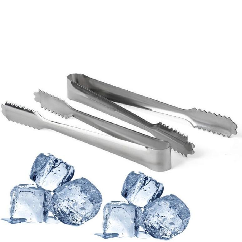 Bisa Cod Penjepit Multifungsi Jepitan Mini Stainless Steel / Capitan Es Batu Salad Buah Gorengan Kue