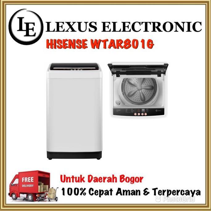 hisense WTAR801G Mesin Cuci Top Loading