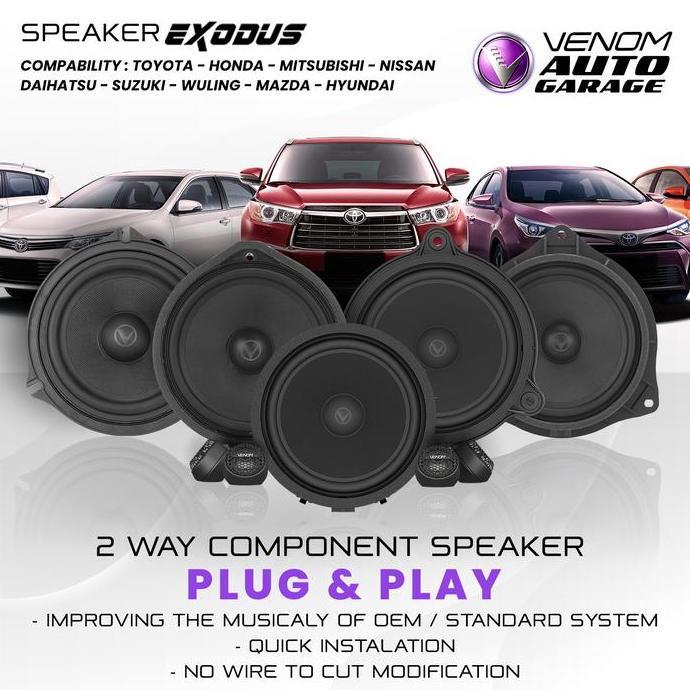 TERBARU - SPEAKER SPLIT 2 WAY VENOM EXODUS