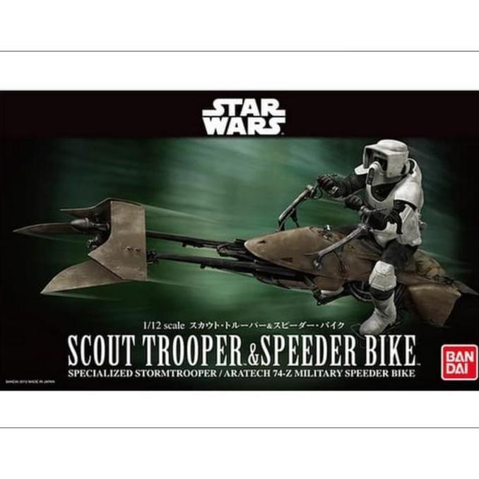Bandai star wars 1/12 Scout Trooper & Speeder Bike stormtrooper