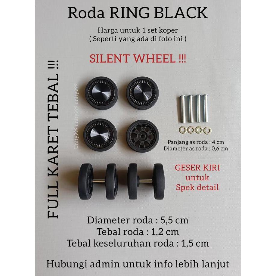 roda koper roda koper pengganti roda double wheel roda 360 roda putar