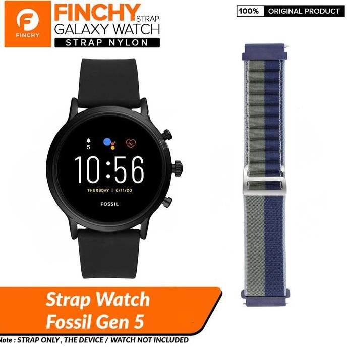 TERMURAH - Finchy nylon strap Fossil gen 5 quick release replacement wristband