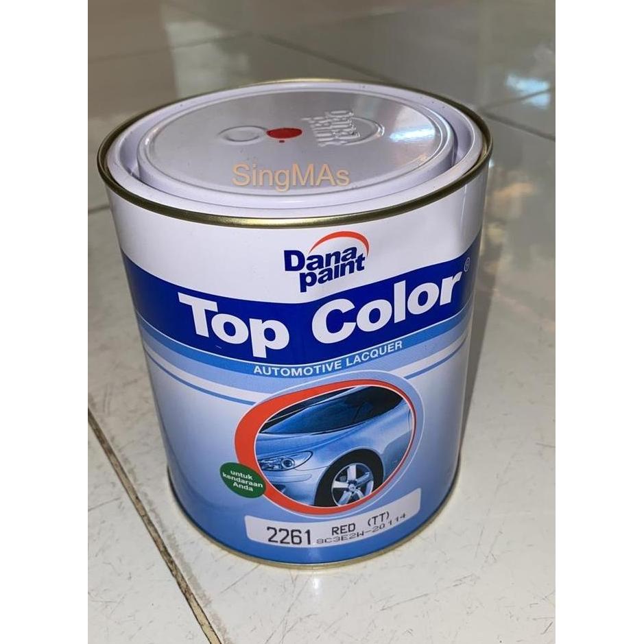 Cat Mobil, Kayu Duco TOP COLOR 222-2261 RED (TT) 1KG DANA PAINT merah