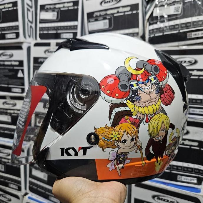 HELM ANAK KYT VENOM OPEN JUNIOR #1 ONE PIECE WHITE