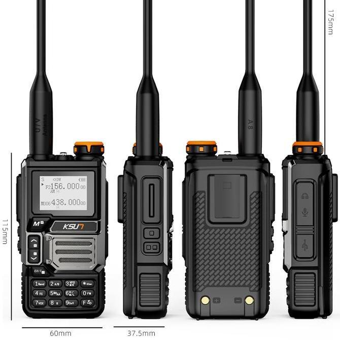 KSUN X-TFSI WALKIE TALKIE ALLBAND HANDY TALKY 200 CHANNELS HT JARAK JAUH 5KM Original