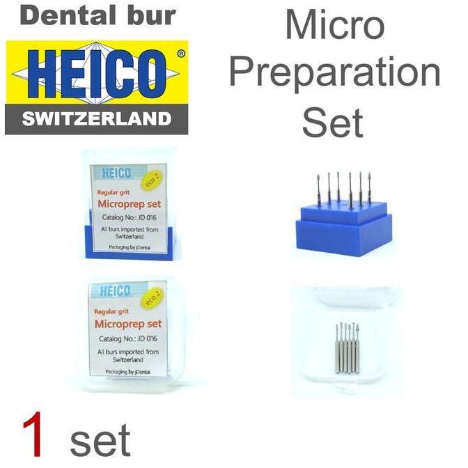 Heico Micro Preparation Set dental bor gigi Original