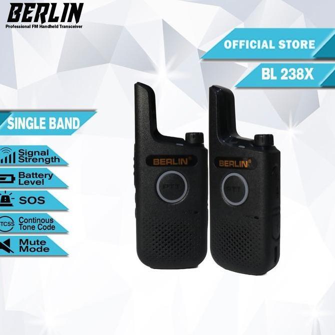 Handy Talkie (HT) Berlin BL - 238X Walkie Talkie | Original, Garansi Resmi Original