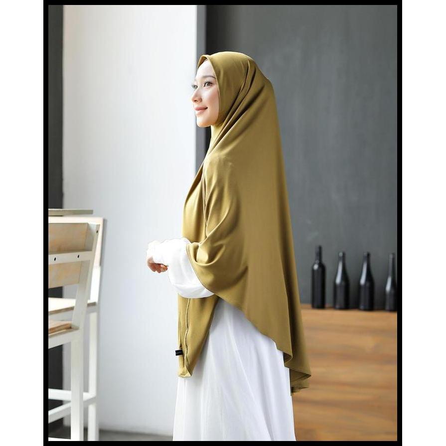 Raina Signature - Noura Jersey Bergo Instant Syar'I 100% Original