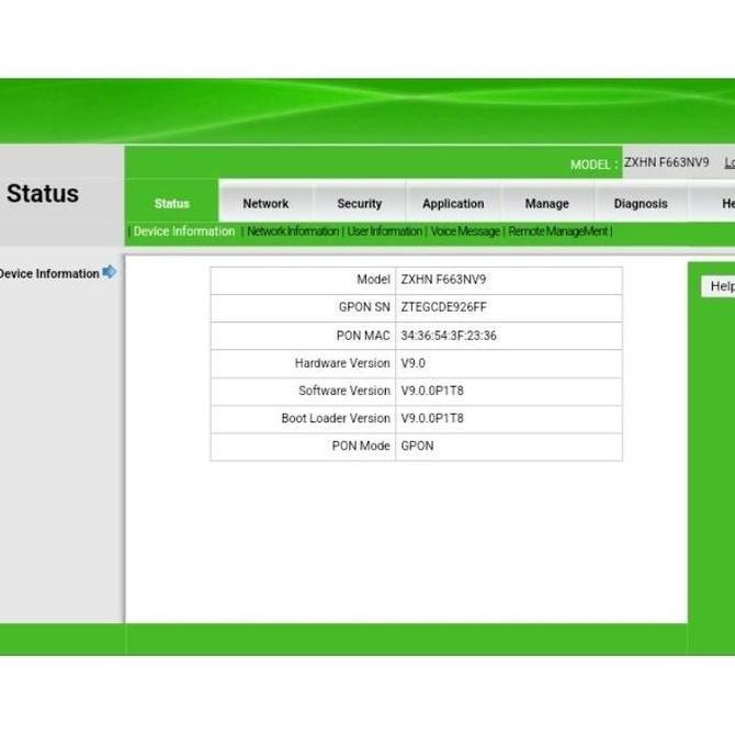 ZTE F663nv9 XPON Firmware | GPON EPON bn22 Original