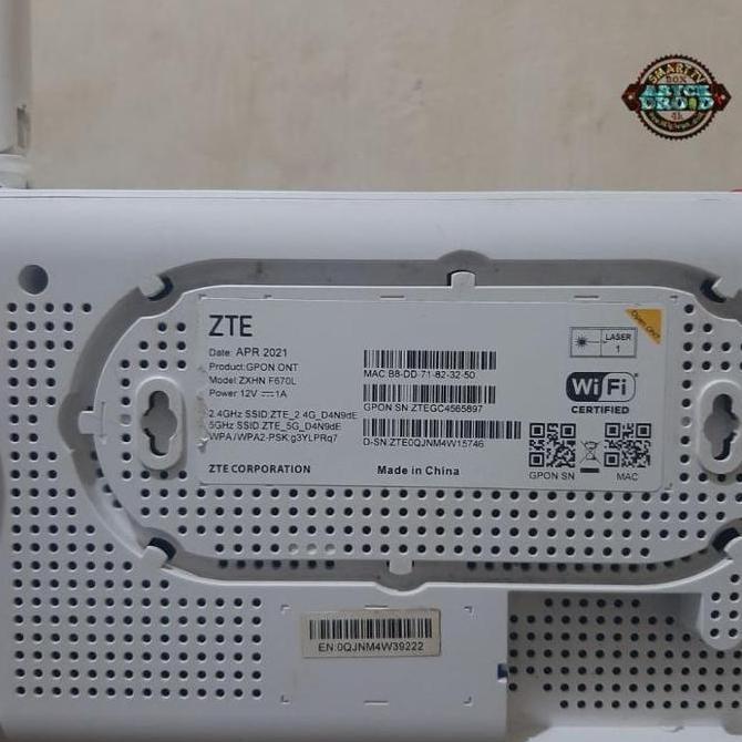 TERBARU Wifi Router ONT Zte ZXHN F670L Support dual Band 5G Original