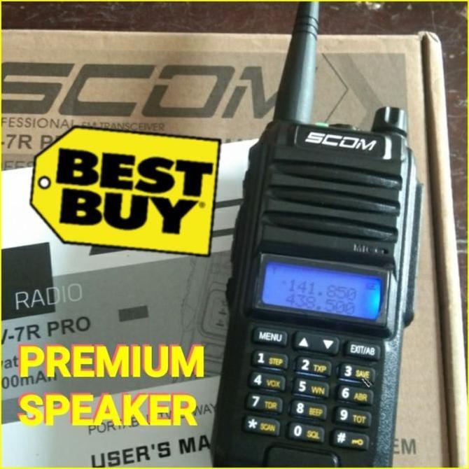 HT SCOM UV7R PRO PREMIUM Dual Band Handy talkie Ht SCOM UV7R SPEK DEWA Original