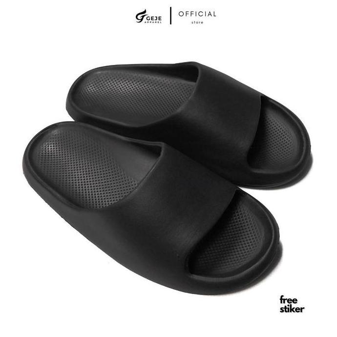 Sandal Slop Pria Distro Karet Polos