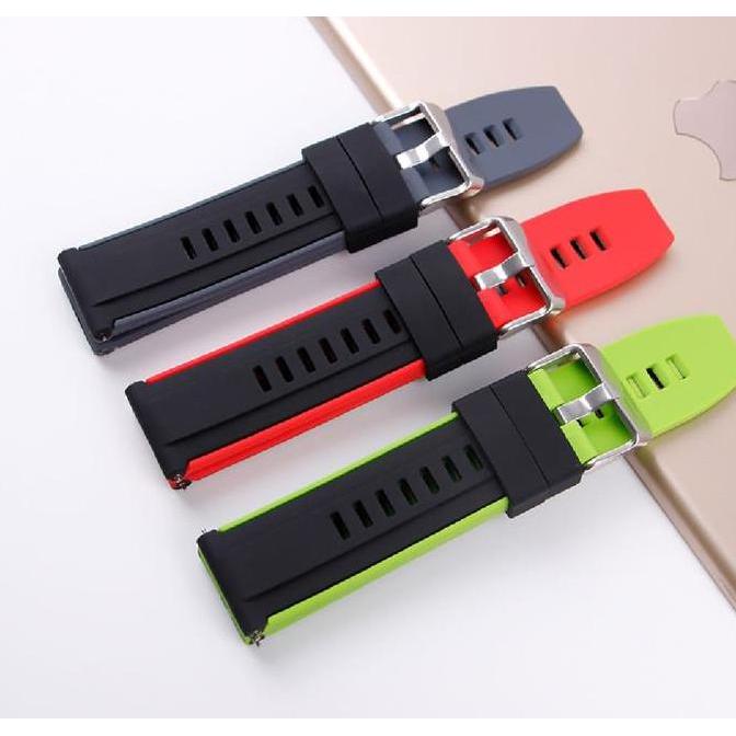 DB15>> Tali Jam Strap Jam Tangan Rubber Silikon Quick release 22MM-T05 UNIVERSAL