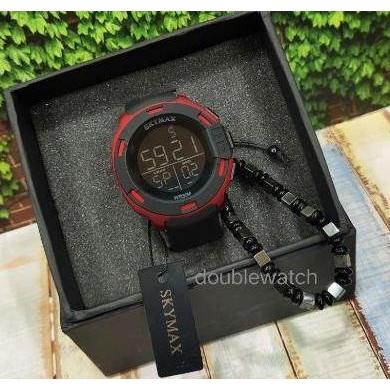 DS12 >> Jam tangan ORIGINAL couple Water resist 100% SKYMAX 1817g