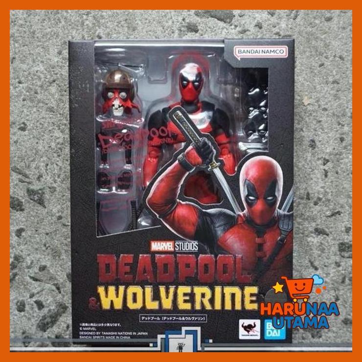 MAINAN HOBI - S.H.FIGUARTS SHF DEADPOOL (DEADPOOL & WOLVERINE) SHF BANDAI PRIVASI AMAN