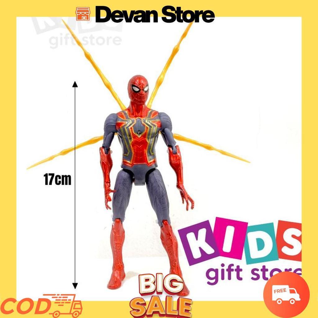 SPIDERMAN IRON SPIDER SUIT FIGURE LOOSEPACK - MAINAN FIGUR