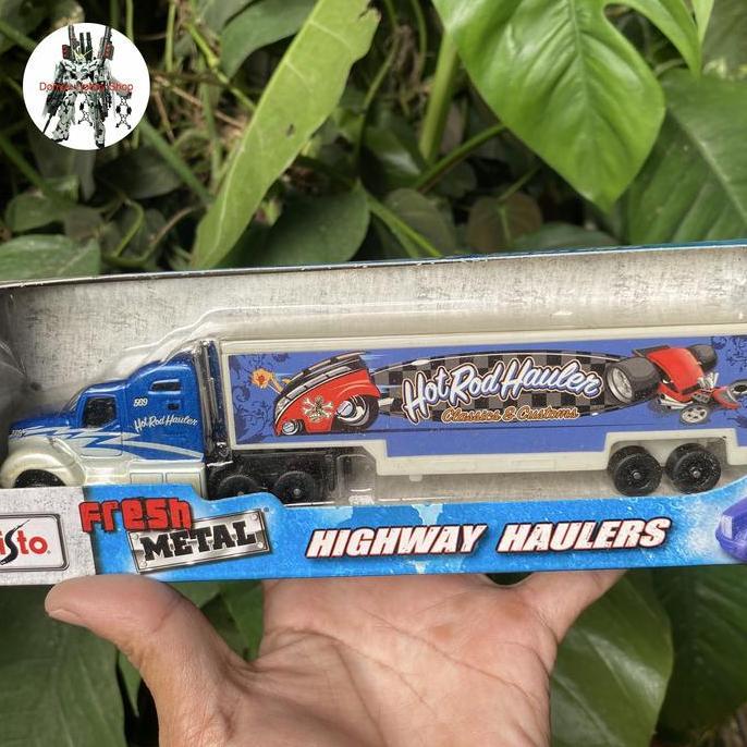 Maisto Freshmetal Highway Haulers Kepala Biru Putih
