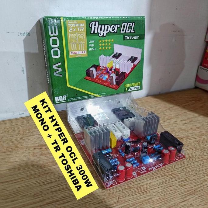 best produk] Kit Power Mono Hyper OCL 300W 300 Watt + Tr Toshiba Ori BELL BGR