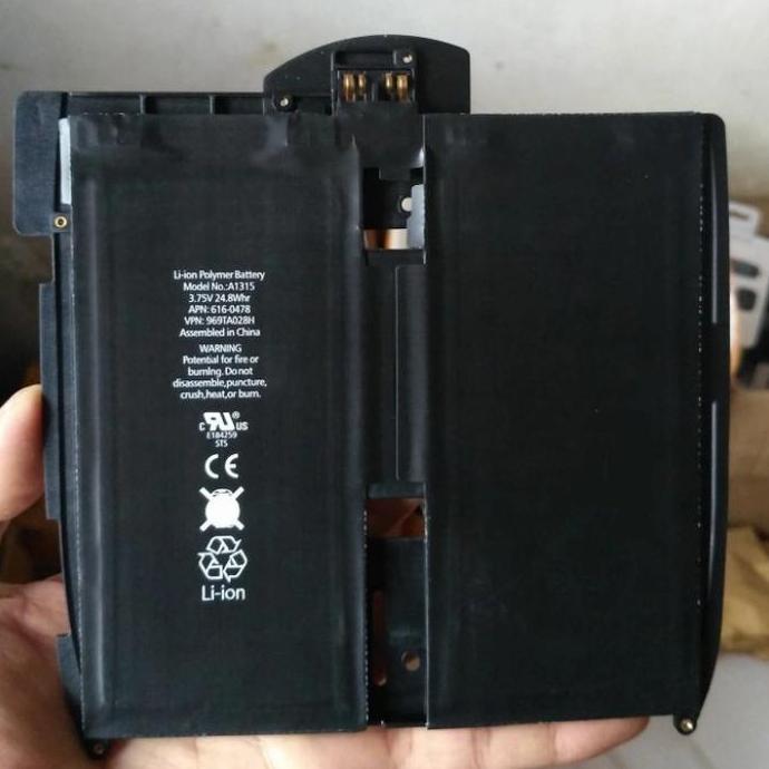 TERBARU - BATERAI IPAD 1 A1315 A1219 A1337 ORIGINAL BATRE BATTERY BATERAY BATERY