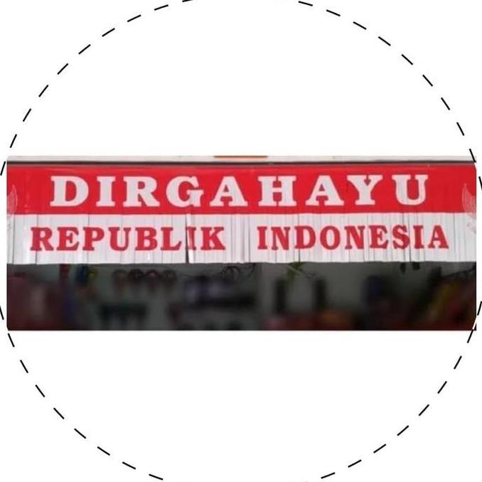 ] Rumbai Dirgahayu RI / Banner dirgahayu RI 17agustusan Tebal
