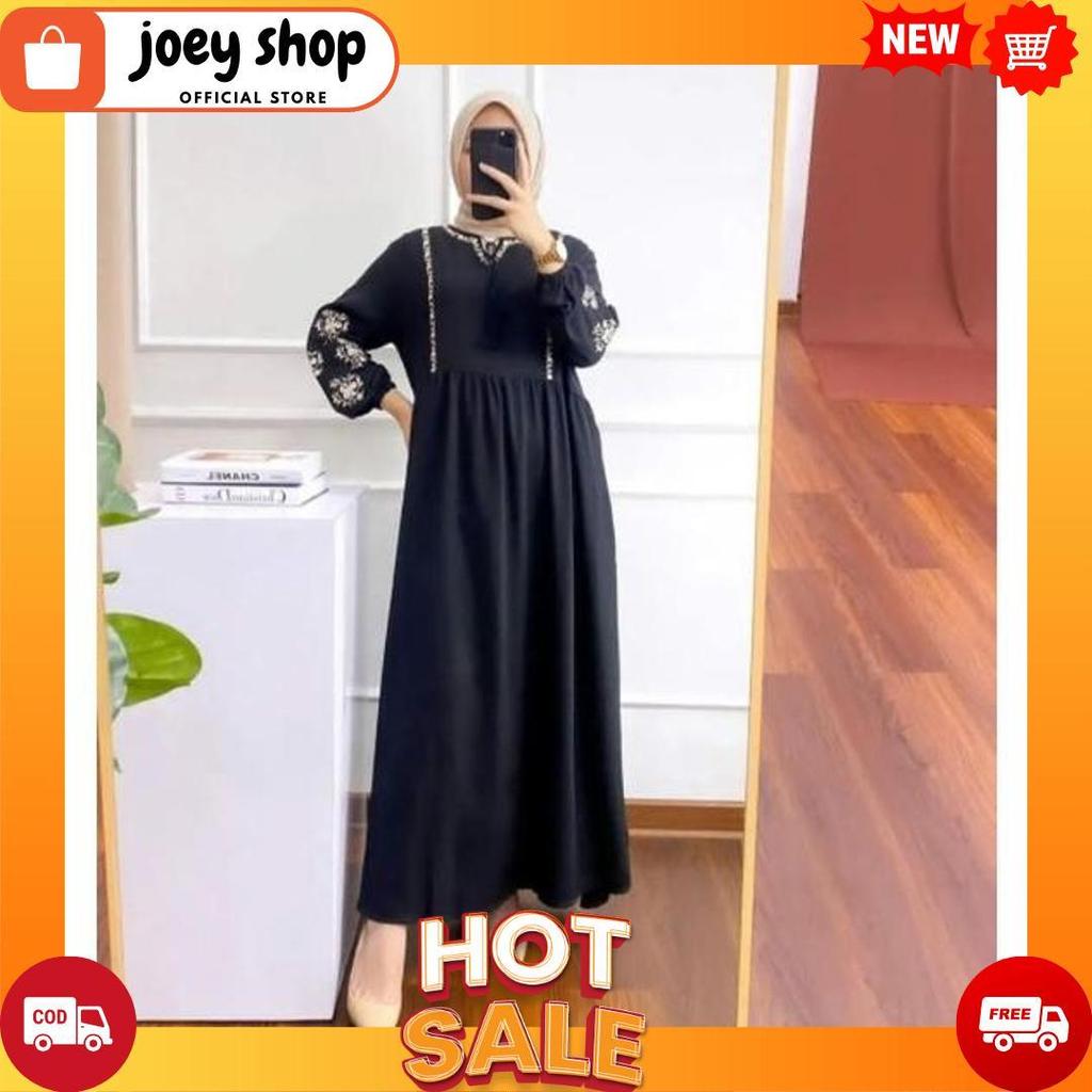 BORDERI GAMIS BORDIR ASLI MAXY DRESS SHAKILA PREMIUM [G1][B1]