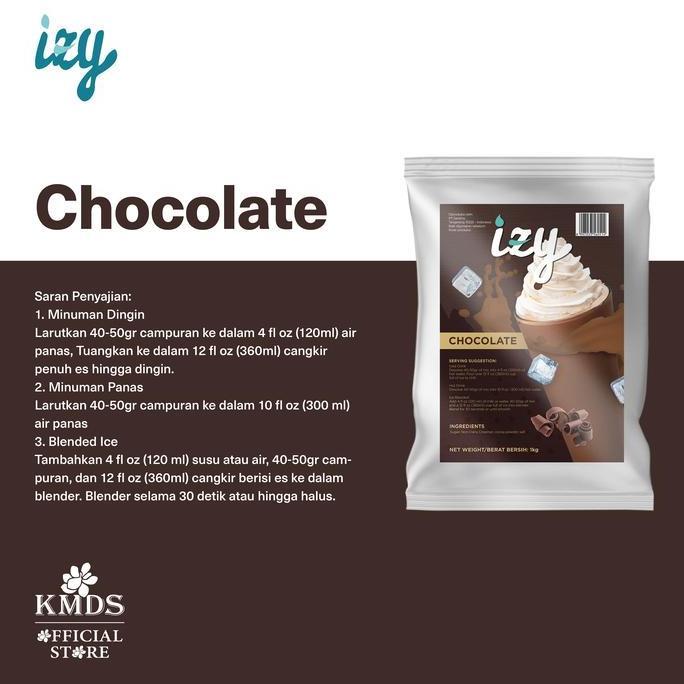 HARGA DISC - IZY CHOCOLATE  Powder 1 kg