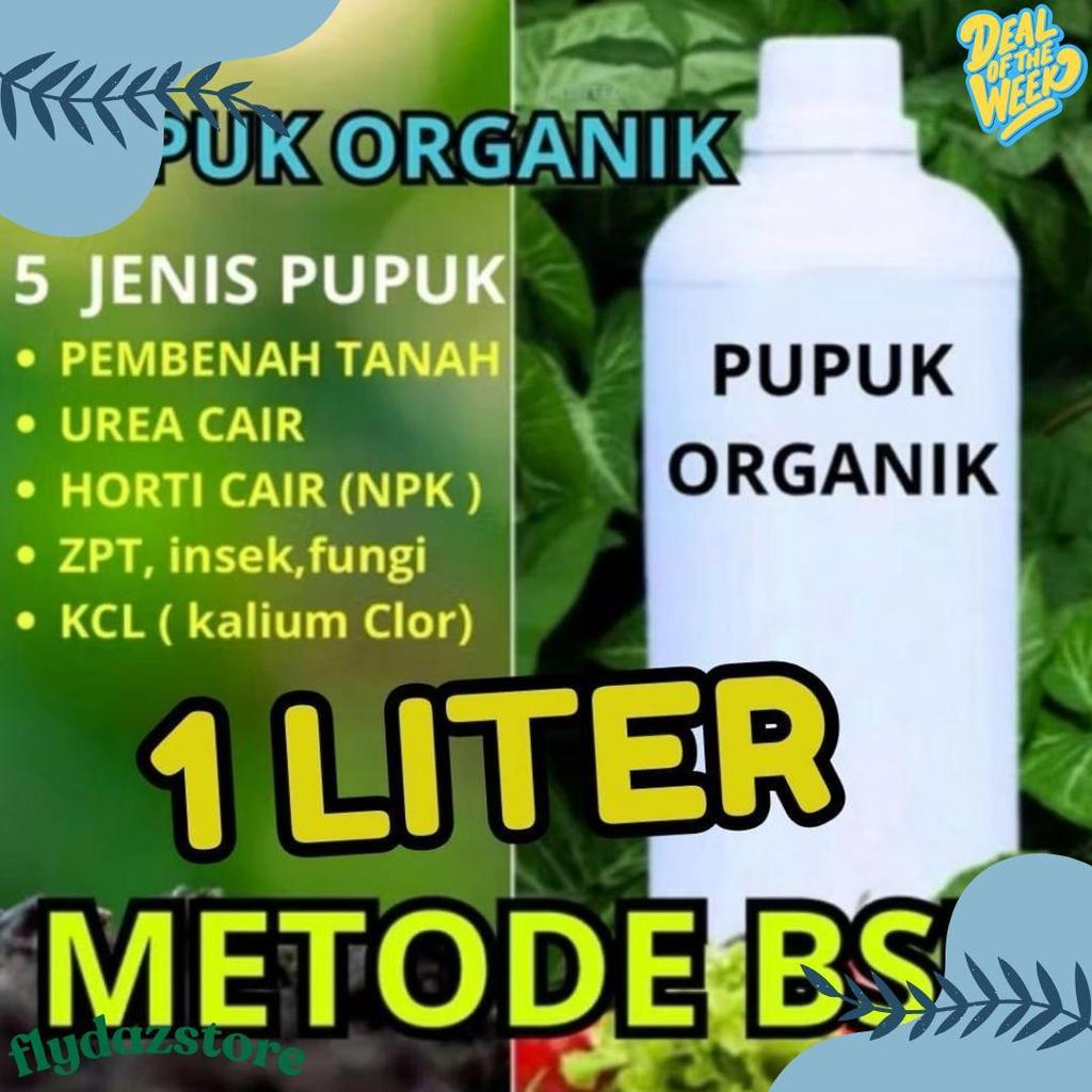 Cod Pupuk Organik Cair 1 Liter Metode Bsm 5 Jenis Pupuk Urea, Horti, Kcl, Pembenah Tanah,Zpt Mix