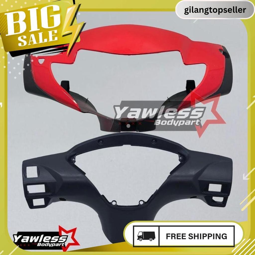 Batok Supra X 125 Lama Merah Plus Lampu Depan Supra X 125 Lama / Totok Depan Supra X 125 Merah Grati